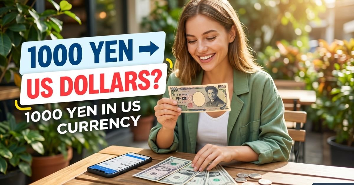 1000 Yen in US Currency