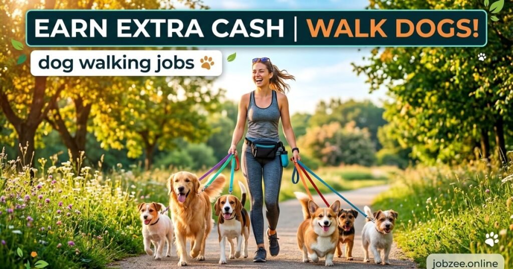 dog walking jobs