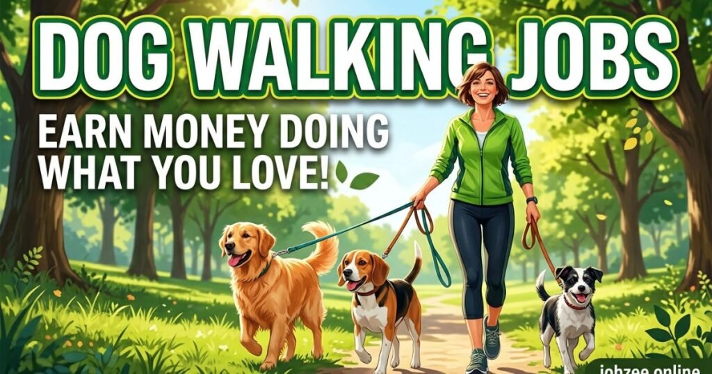 dog walking jobs