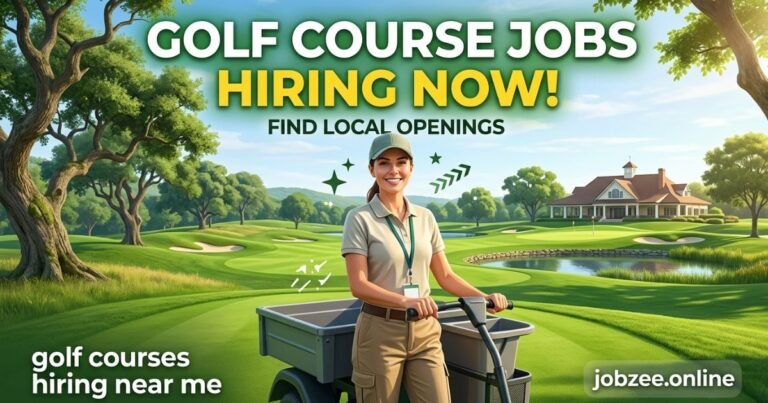 golf courses hiring near me