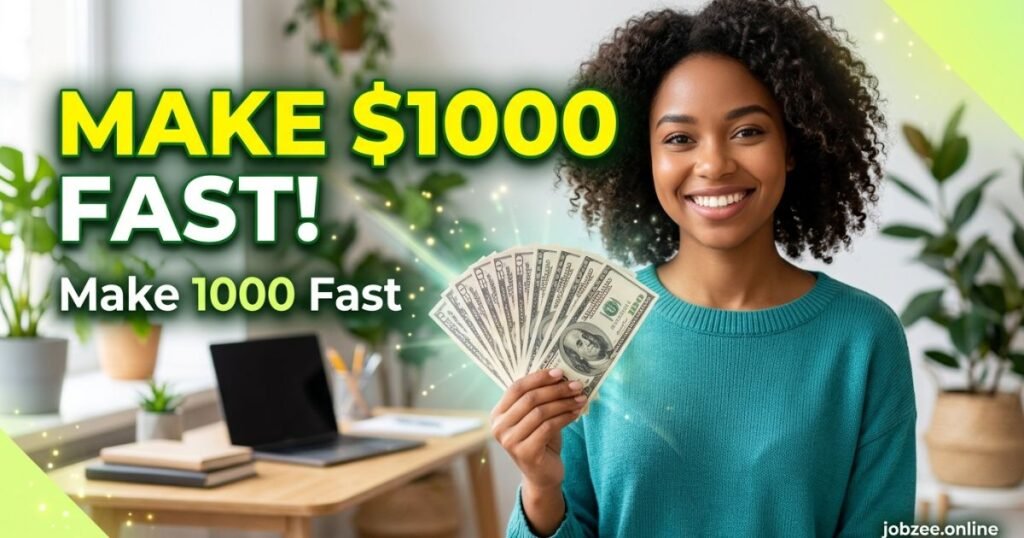 How to Make 1 Thousand Dollars Fast