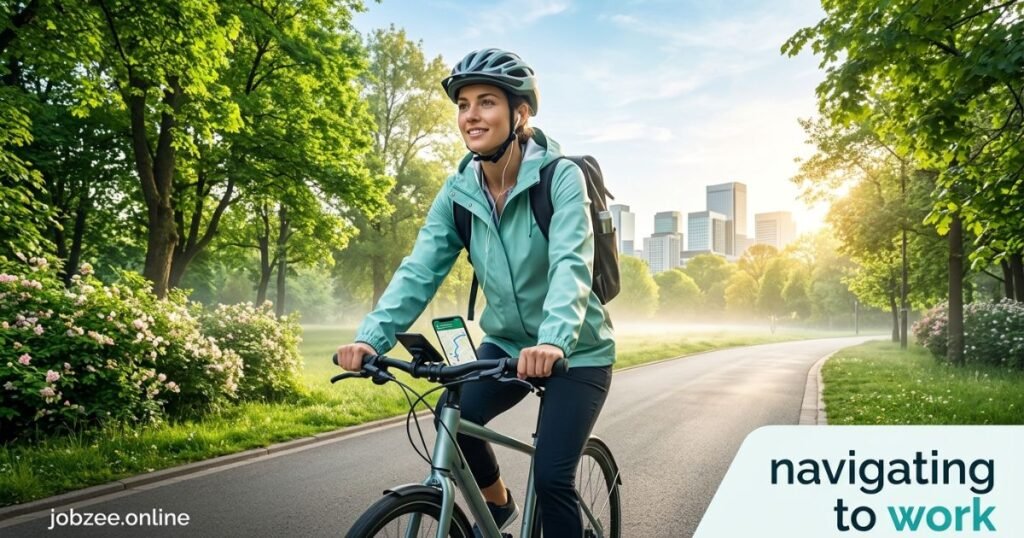 navigating to work​