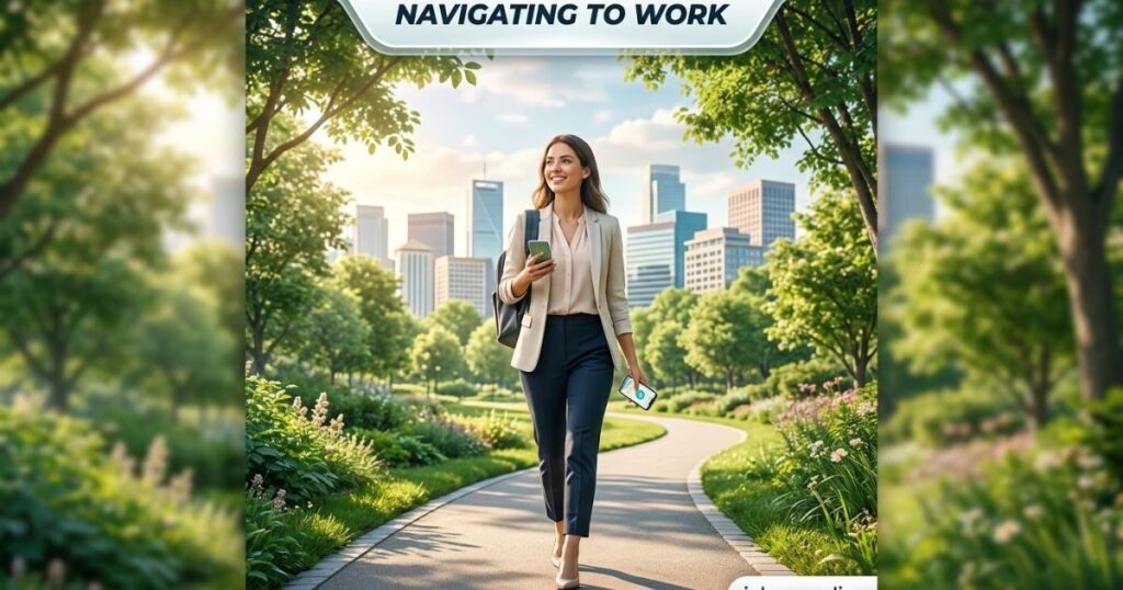 navigating to work​